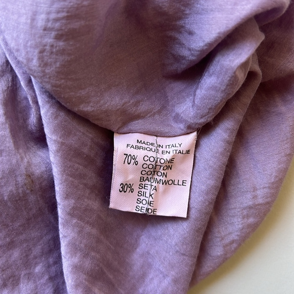 Long Sleeve Ruffle Top Purple - Picture 4 of 7